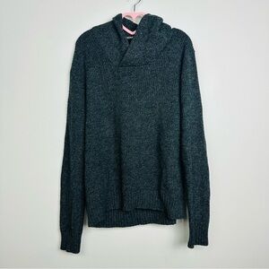 American Eagle Outfitters Dark Gray Knit Wool Sweater size Medium